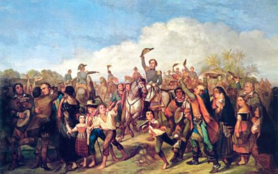 The Proclamation of Independence by Francois Rene Moreau